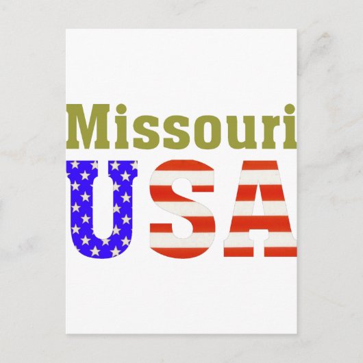 Carte Postale Missouri USA ! (Devant)