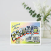 Carte postale Missouri Vintage Big Letters (Debout devant)
