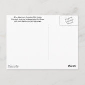 Carte Postale Missy établit des règles de l'intérieur. (Dos)