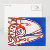 Carte postale Mister Blue Fish (Devant / Derrière)