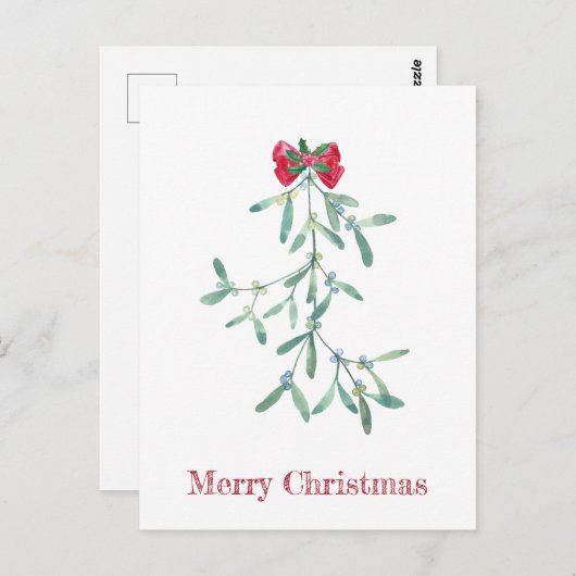 Carte Postale Mistletoe (Devant / Derrière)