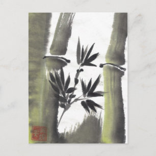 Carte postale Misty Bamboo