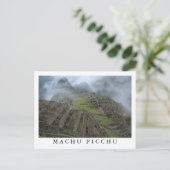 Carte postale "Misty Machu Picchu" (Debout devant)