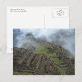 Carte postale "Misty Machu Picchu" (Devant / Derrière)