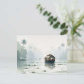 Carte Postale Misty Morning au Kerala en Inde (Debout devant)