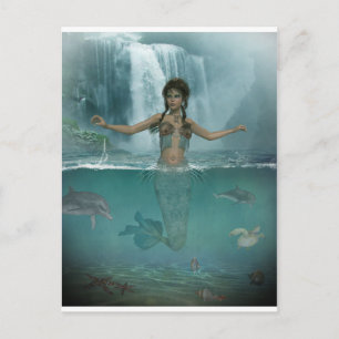Carte Postale Misty Morning Mermaid