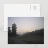 Carte Postale Misty Morning Path (Devant / Derrière)