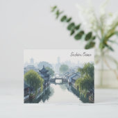 Carte Postale Misty Morning Suzhou China Travel (Debout devant)
