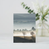 Carte Postale Misty Suisse Paysage rural (Debout devant)