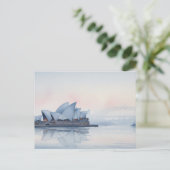 Carte Postale Misty Sydney Opera House Australie (Debout devant)