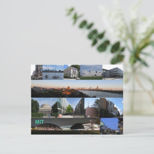 CARTE POSTALE MIT (Debout devant)