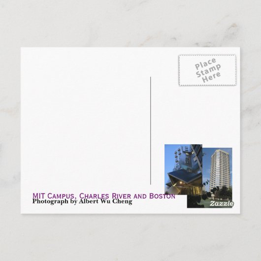 CARTE POSTALE MIT (Dos)