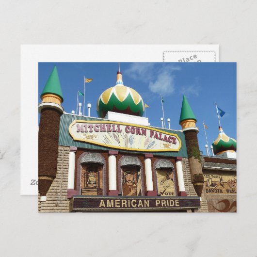 Carte Postale Mitchell Corn Palace (Devant / Derrière)