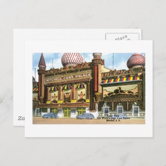 Carte Postale Mitchell Corn Palace, Mitchell, SD (Devant / Derrière)