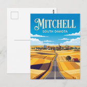 Carte Postale Mitchell (Dakota du Sud) (Devant / Derrière)