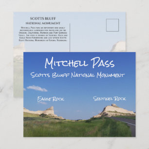 Carte Postale Mitchell Pass, Scotts Bluff National Monument, NE
