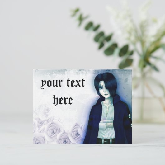 Carte postale mite emo garçon (Debout devant)