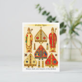 Carte Postale Miters, Garb et Insignes de l'évêque (Debout devant)