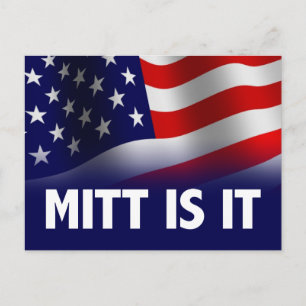 Carte Postale Mitt Is It - Romney Ryan 2012