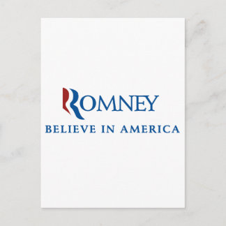 Carte Postale Mitt Romney 2012