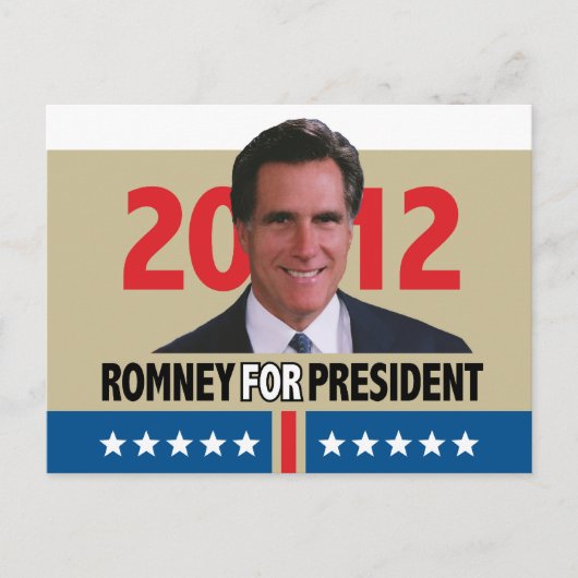 Carte Postale Mitt Romney 2012 (Devant)