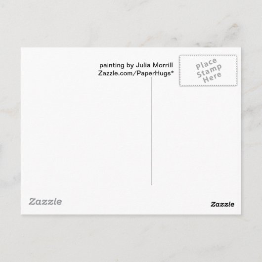 Carte postale Mitten Tree (Dos)