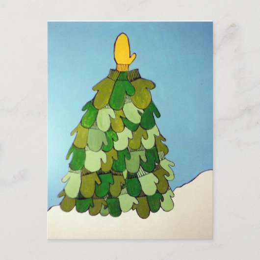 Carte postale Mitten Tree (Devant)