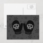 Carte Postale Mittens crâne (Devant / Derrière)