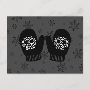 Carte Postale Mittens crâne