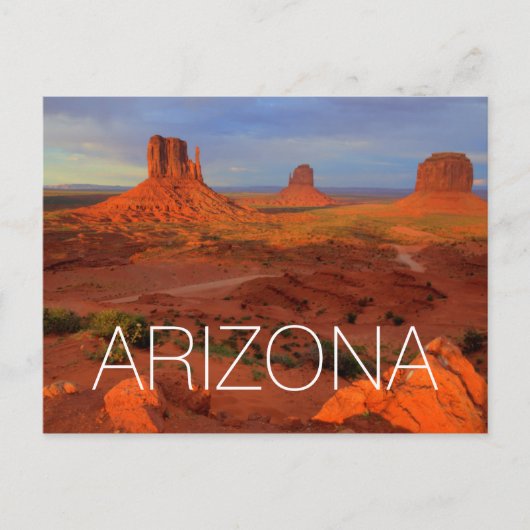 Carte Postale Mittens, Monument valley, AZ (Devant)