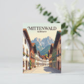 Carte Postale Mittenwald Allemagne (Debout devant)