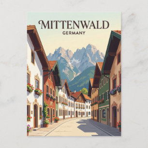 Carte Postale Mittenwald Allemagne