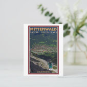 Carte Postale Mittenwald - Karwendelbahn Terminus (Debout devant)