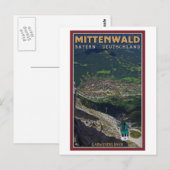 Carte Postale Mittenwald - Karwendelbahn Terminus (Devant / Derrière)