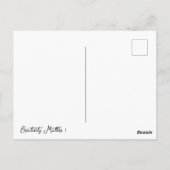 Carte postale Mixage couleur eau (Dos)