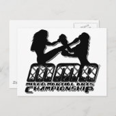 CARTE POSTALE MIXED MARTIAL ART 07 (Devant / Derrière)