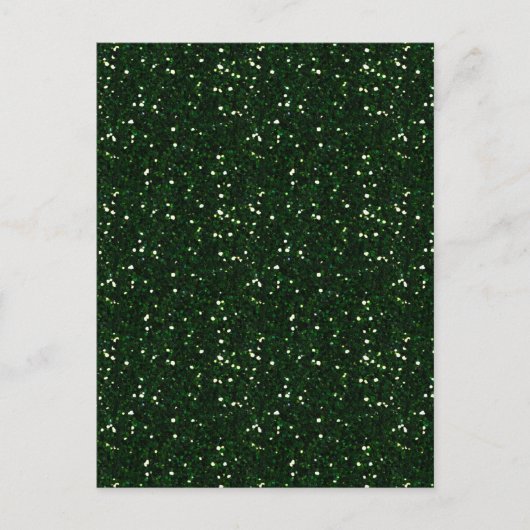 CARTE POSTALE MIXMATCH DARK EMERALD GREEN WHITE PARTIES SCINTILL (Devant)