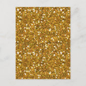 CARTE POSTALE MIXMATCH ROYAL GOLDS GOLDEN BLANC PAILLETÉ FOND (Devant)