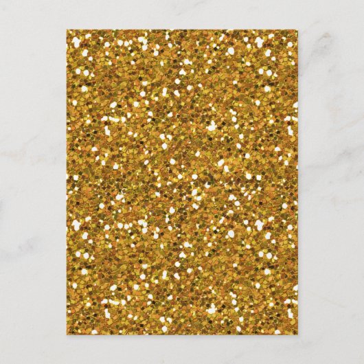 CARTE POSTALE MIXMATCH ROYAL GOLDS GOLDEN BLANC PAILLETÉ FOND (Devant)