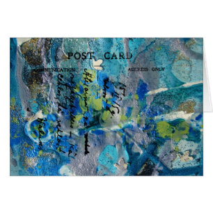 Carte postale mixte couleur média