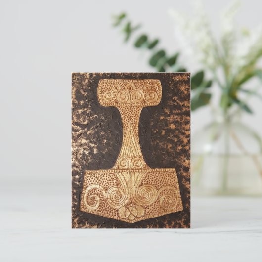 Carte Postale Mjolnir, marteau de Thor (Debout devant)