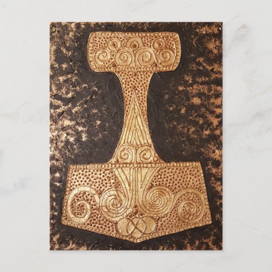 Carte Postale Mjolnir, marteau de Thor (Devant)