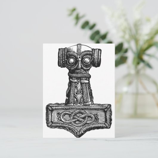 Carte Postale Mjolnir : Thor's Hammer (Debout devant)