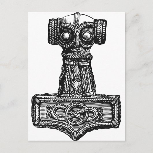 Carte Postale Mjolnir : Thor's Hammer (Devant)