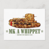 Carte Postale MK A Whippet World War One British Medium Tank WWI (Devant)