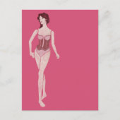 Carte Postale m'lady mannequin (Devant)