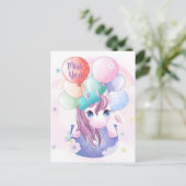 Carte Postale Mlle (Debout devant)