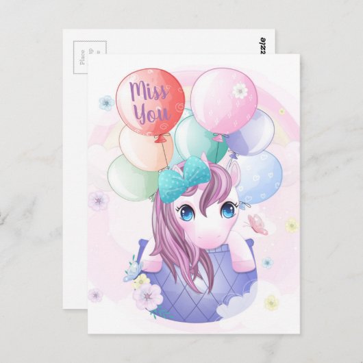 Carte Postale Mlle (Devant / Derrière)