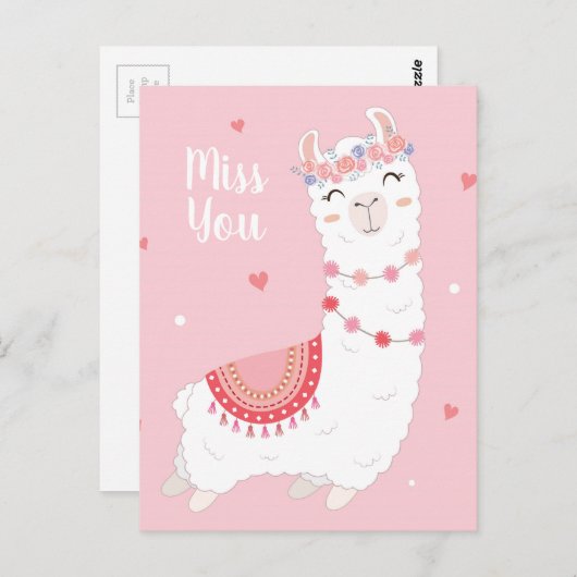 Carte Postale Mlle (Devant / Derrière)