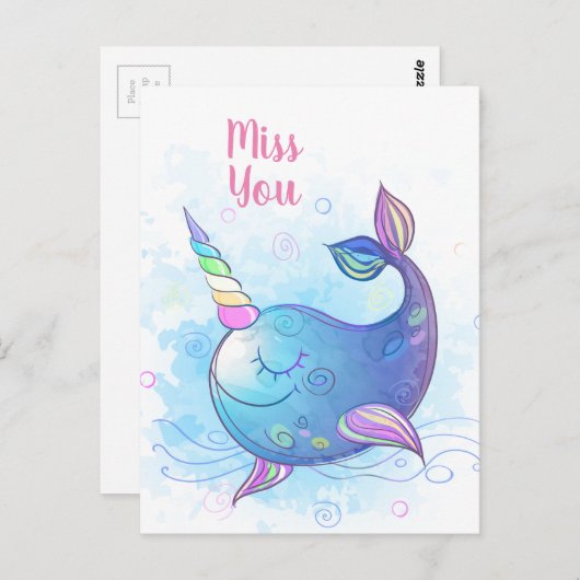 Carte Postale Mlle (Devant / Derrière)